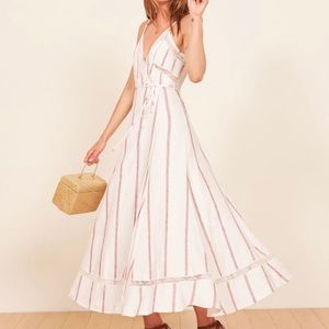 Reformation White Daria Dress Size 4